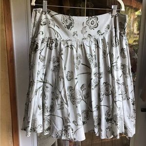 Calvin Klein Print Short Skirt